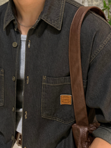  Rime Vintage Denim Fairwork Overfit Long Sleeve Shirt