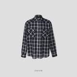 Autumn double check shirt