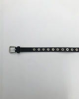 フラワーアイレットレザーベルト