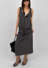 [MADE] Hishi String Sleeveless Long Dress