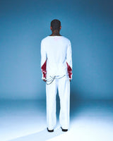 WEIGH-IN LONG SLEEVE (WHITE/RED)