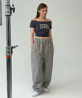 HOTFIX THUNDER LOGO BIG WIDE PANTS