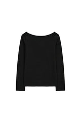cr ストラップTシャツ (ブラック)