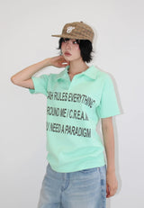 C.R.E.A.MスリムPKTシャツ