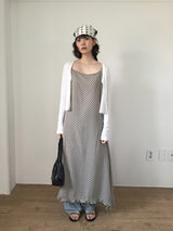 バーティカル パンチング Vネック カーディガン(4color)
