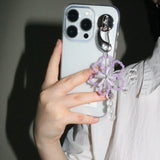 【MADE】ブロッサミングフラワーキーリング (purple)