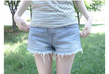 lulu denim shorts