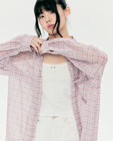 ポニー フリル シャツ(PINK)