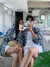 YIVE Summer Oversized Check Shirt / 8 colors