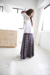 lace v-neck loose top(3colors)
