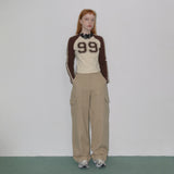99 raglan long sleeve Brown