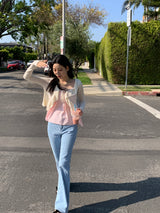 [MADE] PHARRELL PUNCHING LONG BOOTS CUT DENIM