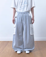 26SS★ Patch Nylon Curved Pants