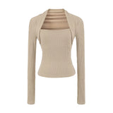 Nieve Sculpted Neckline Knit