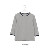 26SS★ [BAONHAUS] ケトロン カラーマッチング スリークォータースリーブ Tシャツ