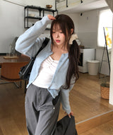 メロニリブシャーリングロングスリーブ