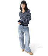 Jeff Big Pocket Washed Curved Jeans