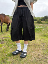 [Feature] Como Slack Cargo Bermuda Pants (3c)