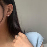 (silver925) Lovely ribbon piercing type1 *silver