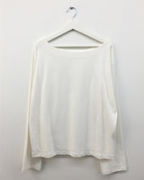 Slam off-shoulder long sleeve (4color)
