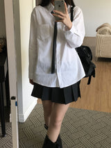 ベーシックコットンシャツ (one color)