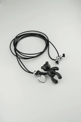 [Formica] Bear hug necklace (Brown)