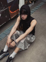 [LANARCH] Slim Hood Sleeveless