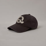 ウォッシードロゴボールキャップ (Brown/White)