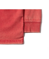 RG キス＆リスク ウォッシュド長袖Tシャツ（Red）