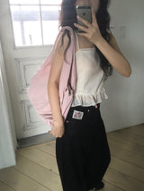 Nylon shoulder big bag