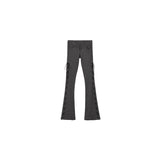 RIBBON BOOTS CUT PANTS