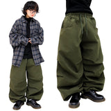 wide back pocket cotton pintuck pants