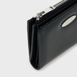 Sunlit Zipper Wallet (Black)