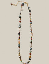 Multi Color Pearl Necklace