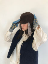 Nutty Suede Trapper Hat (3color)