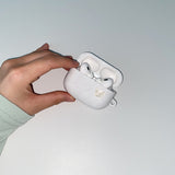 [MADE] BUTTERFLY BUTTON LACE AIRPODS CASE (glossy hard)