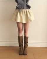 bordier butter shirring plum mini sk