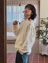 Celine Wool Button Knit