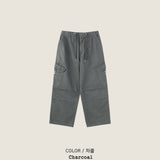 E染色ウォッシュ加工スナップパンツ