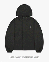 LOGO PLACKET WINDBREAKER JACKET