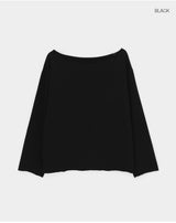 [MADE] Tanda Overfit Boat Neck Long Sleeve Tee