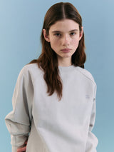 NUBASIC LOGO SWEATSHIRT LIGHT BLUE
