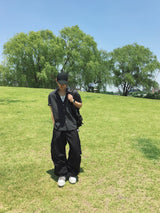 Mobin チェックサマーハーフシャツ 6C