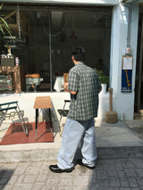 No.1312 LU check half SHIRT