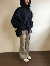 [SET]Arden bootcut pants + belt (3color)