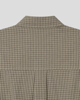 (UNISEX) Fireman Buckle Check Shirt