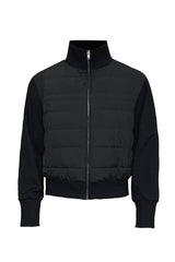 Lightweight Ribbed Collar Puffer