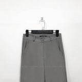 [MADE ITC] ハイワイドロングスラックス + Add Length [XS-XL]