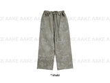 RIPSTOP FLOWER WIDE PANTS