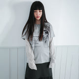 へースpfpレイヤード LS-T [Melange grey]
